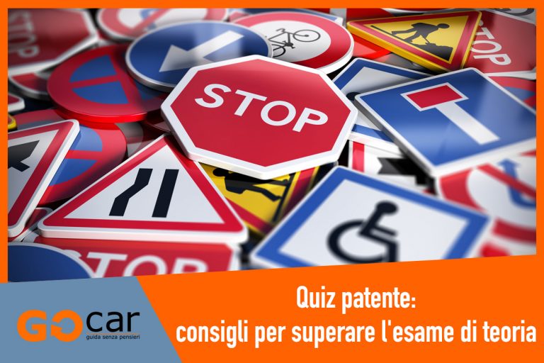 Quiz patente consigli per superare l'esame di teoria GOcar